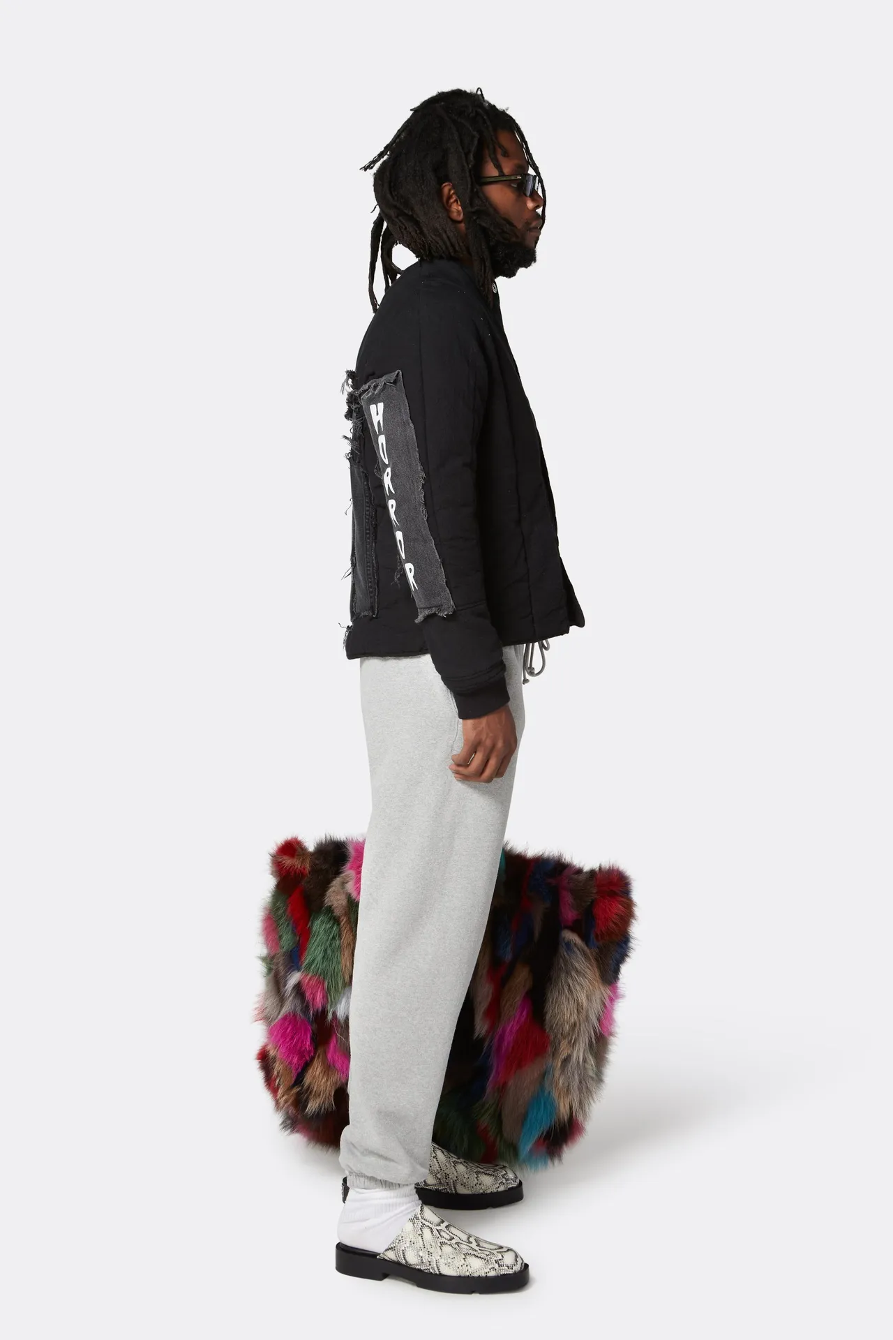 GALLERY DEPT. ENGLISH LOGO SWEAT PANTS E English basic logo sweatpants Vintage washed trousers floral gray S-XL